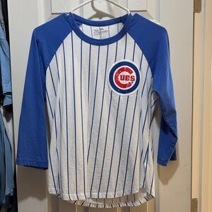 Cubs #9 Baez 3/4 Sleeve Tee